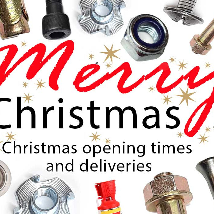 Fusion Fixings Christmas opening times and deliveries!