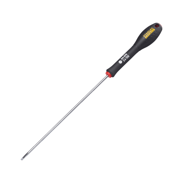 Product photography for Stanley FatMax Screwdriver, 3.0 x 150mm, Parallel Slotted Tip (0-64-979)