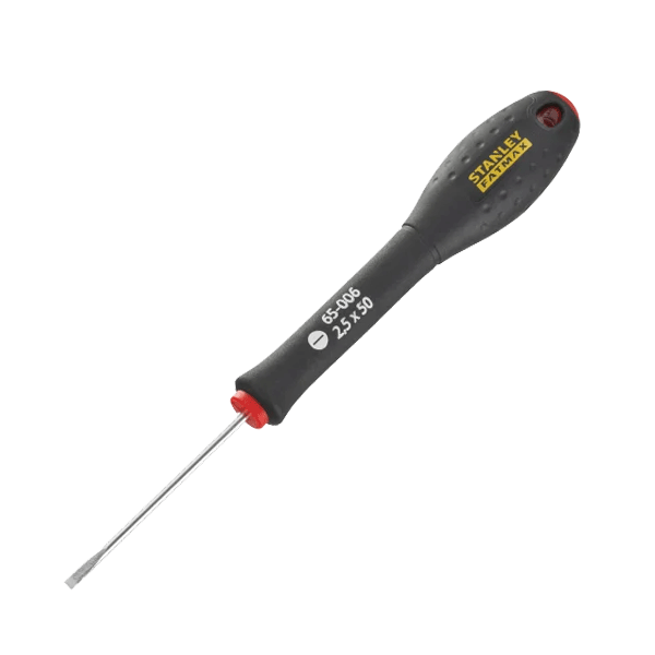 Stanley FatMax Screwdriver, 2.5 x 50mm, Parallel Slotted Tip (0-65-006) part of a growing range from Fusion Fixings