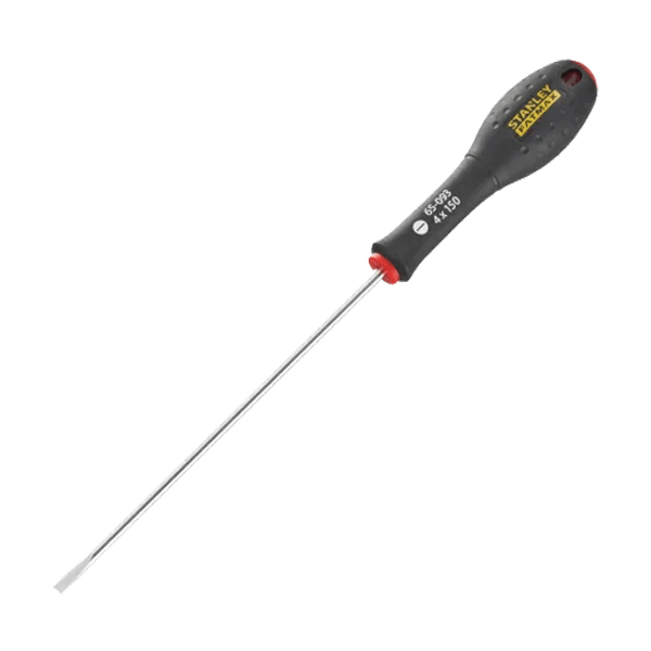 Product image for Stanley FatMax Screwdriver, 4 x 150mm, Parallel Slotted Tip (0-65-093) part of an expanding range from Fusion Fixings