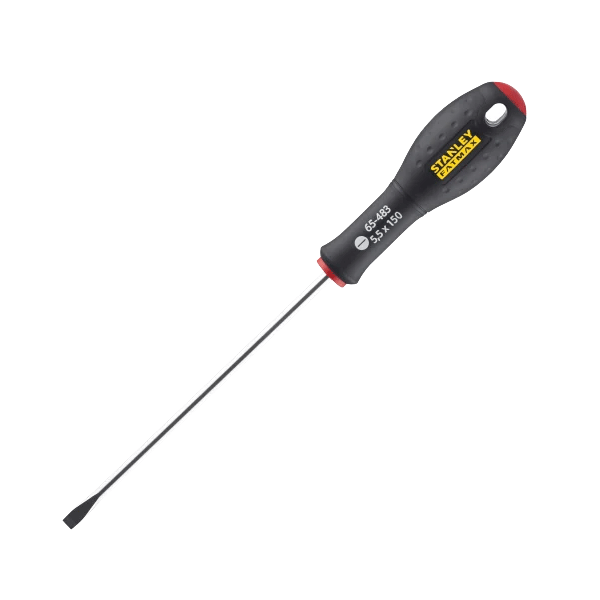 Product photography for Stanley FatMax Screwdriver, 5.5 x 150mm, Flared Slotted Tip (0-65-483)