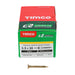 3.5 x 30mm Timco C2 Strong Fix Wood Screws, Pozi, Countersunk, ZY, Box of 200 (35030C2)