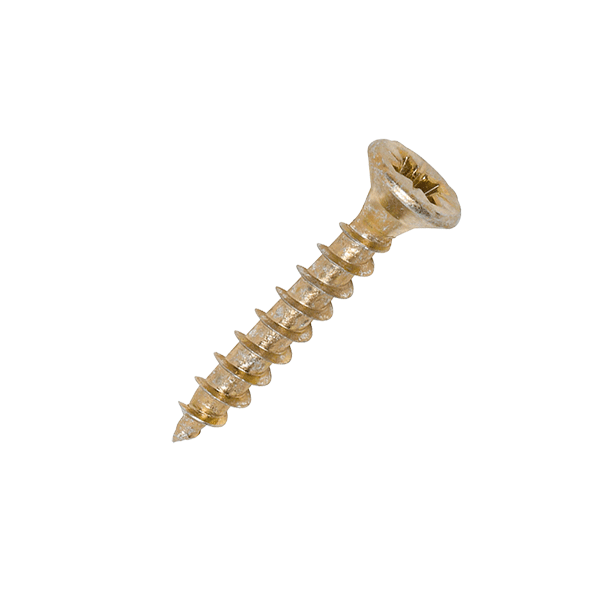 Product image for the Timco 4 x 25mm Countersunk Solo Wood Screws, 40025SOLOC, ZYP (Box of 200)