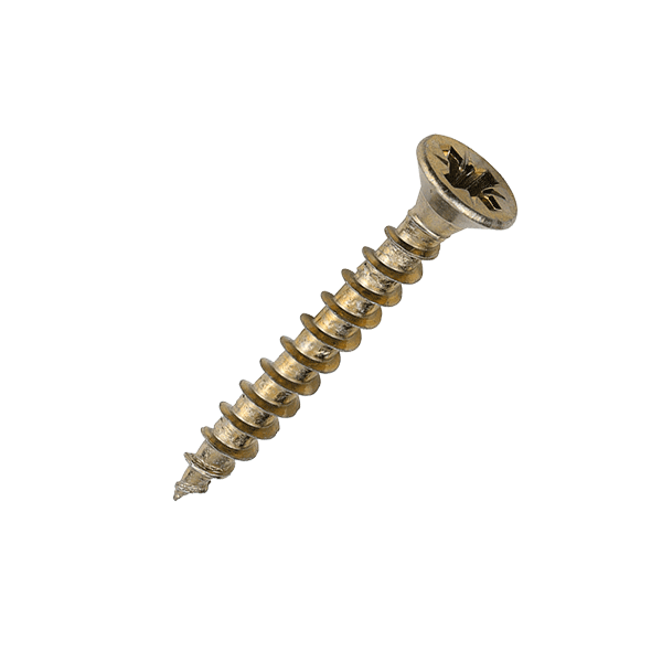 Screw image for the Timco 4 x 30mm Double Countersunk Solo Wood Screws from Fusion Fixings.