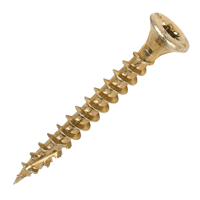 4.0 x 35mm Timco C2 Clamp-Fix Wood Screws, Torx (TX20) Countersunk, ZY - Box of 200 (40035C2C)