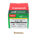 4 x 35mm Timco C2 Strong Fix Wood Screws, Pozi, Countersunk, ZY, Box of 200 (40035C2)