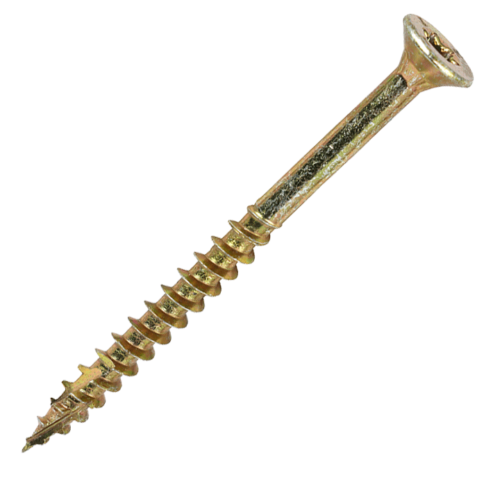 4.0 x 50mm Timco C2 Clamp-Fix Wood Screws, Torx (TX20) Countersunk, ZY - Box of 200 (40050C2C)