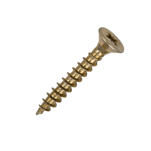 Wood screw product image for the Timco 6 x 40mm Countersunk Solo Wood Screws, 60040SOLOC, ZYP (Box of 200)