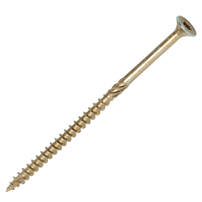 6 x 120mm Timco C2 Clamp-Fix Wood Screws, Torx (TX30) Countersunk, ZY - Box of 200 (60120C2C)