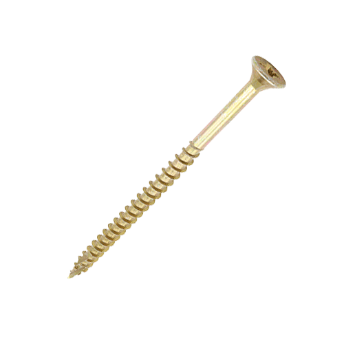 6 x 120mm Timco C2 Strong Fix Wood Screws, Pozi, Countersunk, ZY, Box of 100 (60120C2)