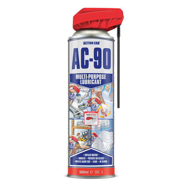 Action Can AC-90 Multi-Purpose Lubricant supplied from Fusion Fixings as part of a growing range of Action Can products