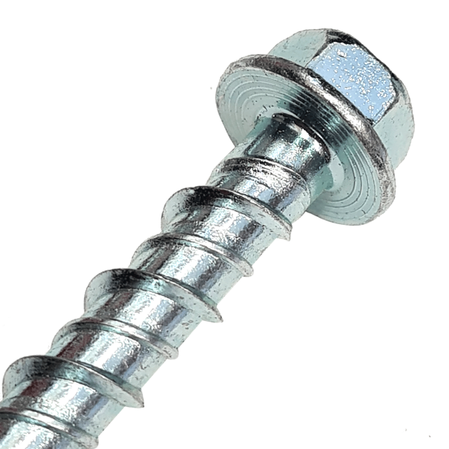 Detail image of the M5 Concrete Anchor Bolt with a flange hex head from Fusion Fixings