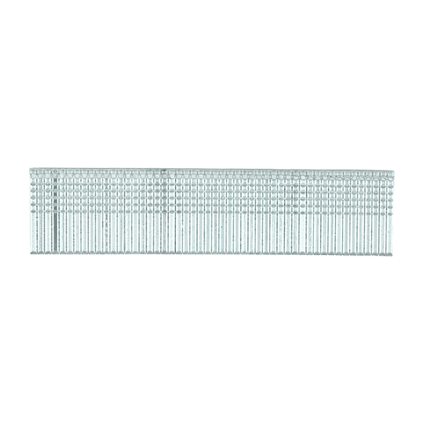 Brad nails image for the 16g x 19mm Collated Nails, Galvanised Straight Brad Nails, Pack of 2000 (BG1619)