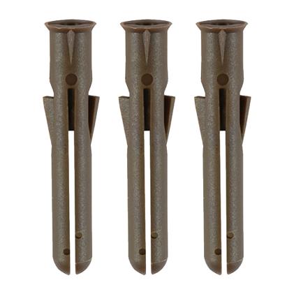 TIMco 7mm x 42mm Premium Brown Plastic Plug 1000pcs