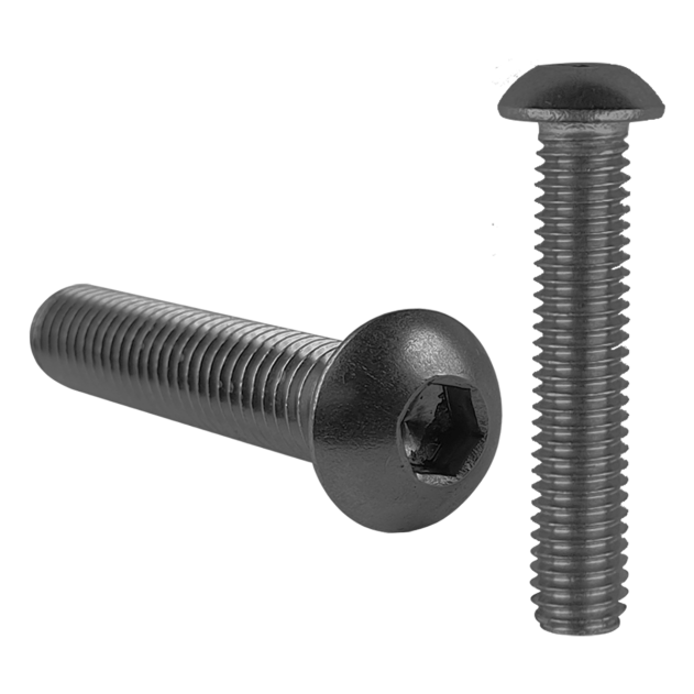 M6 x 70mm Socket Button Screw Self Colour Gr. 10.9 ISO 7380