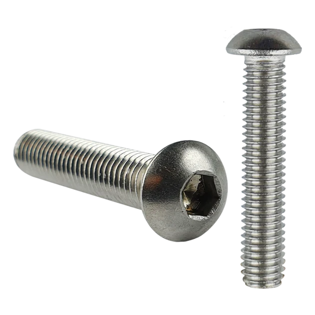 Product image for the M2 x 20mm Socket Button Head Screw A4 Stainless ISO 7380