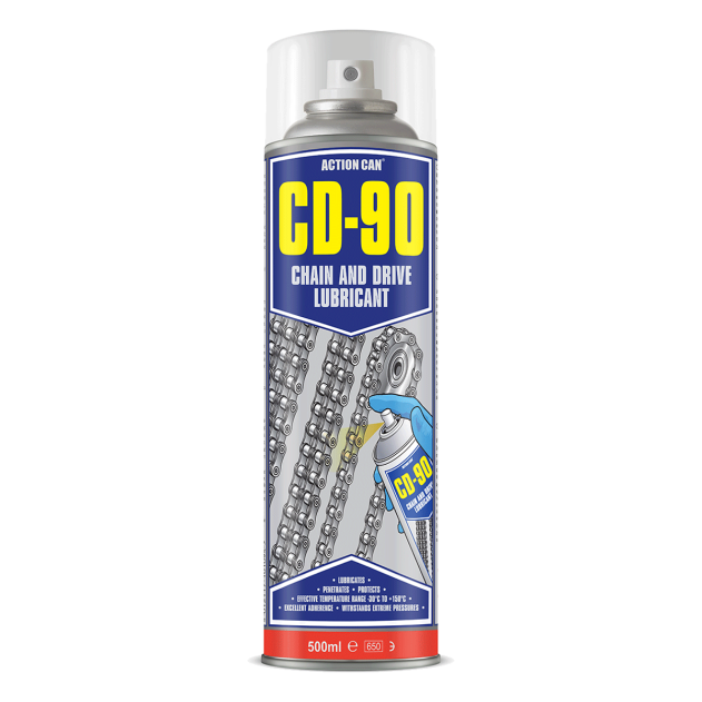 CD-90 Chain and Drive Lubricant by Action Can and supplied by Fusion Fixings