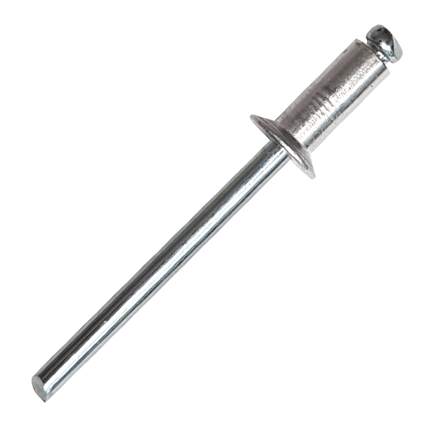 Product image for 4 x 10mm Countersunk Pop Rivets (Blind Rivet) Aluminium - Steel, Grip Range: 4 - 6mm part of a growing range from Fusion Fixings