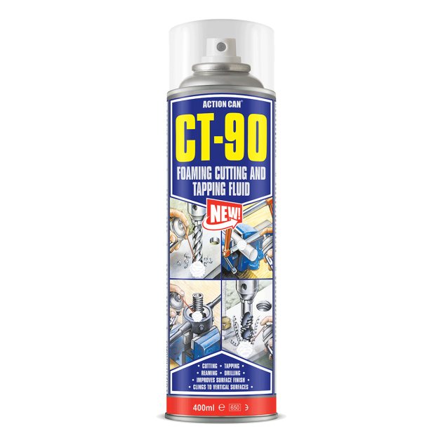 Action Can CT-90 1032116 Cutting and Tapping Lubricant 400ml Foaming Spray