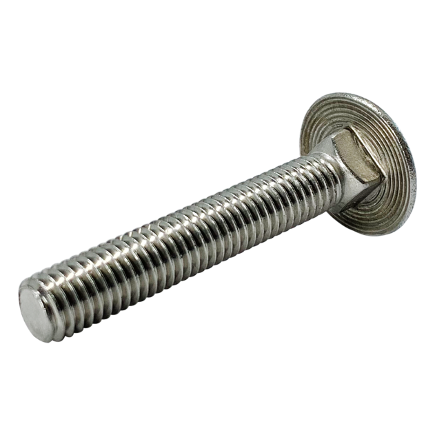 M12 x 100mm Carriage bolt (Coach Bolt) A2 Stainless Steel DIN 603