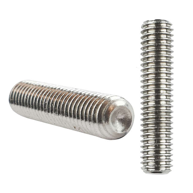 M6 x 20mm Socket Cup Point Grub Screw A2 Stainless DIN 916