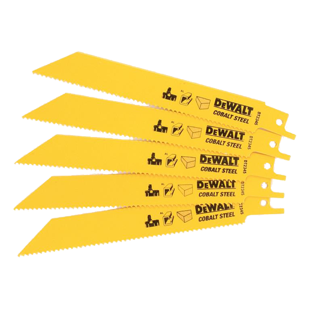 DeWALT DT2345QZ General Purpose Bi-Metal Reciprocating Saw Blade 152mm Pack of 5