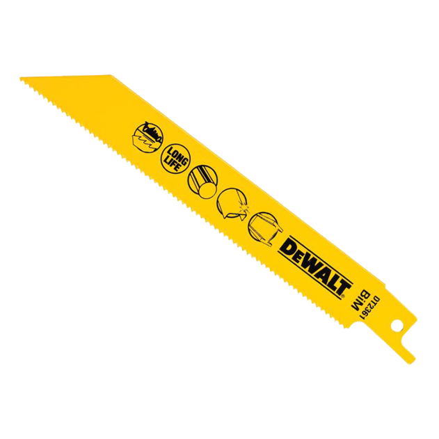 DeWALT DT2361 Metal Cutting Reciprocating Blades Bi-Metal 152mm Pack of 5