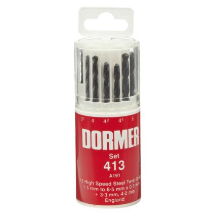 Dormer A191 13pc HSS Jobber Drill Bit Set