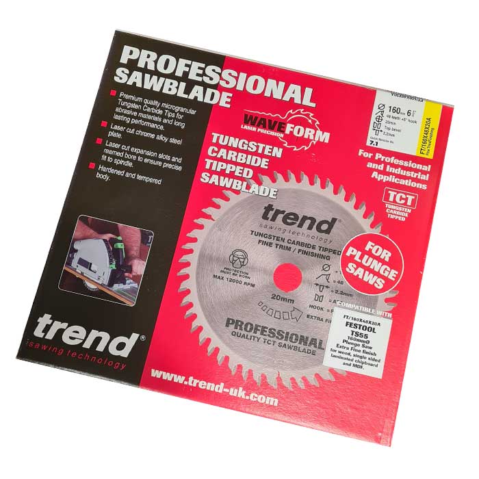 Trend Circular Saw Blade 160mm x 20mm x 48T (FT-160X48X20A) CLEARANCE