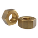 Product image for M8 Brass Hex Nut, Solid Brass Nut DIN 934