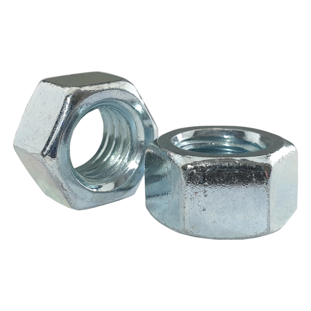 5/16" UNC Full Nut Bright Zinc Plated