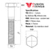 Size guide for the M12 x 360mm Hex Bolt (Part Threaded Bolt) A2 stainless steel, DIN 931. Part of the growing range of hex head bolts available in stock.