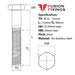 Size guide for M16 x 110mm Hex Bolt (Part Threaded Bolt) A2 stainless steel, DIN 931