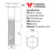 Size guide for M16 x 210mm Hex Bolt (Part Threaded Bolt) A2 stainless steel, DIN 931