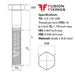 Size guide for 5/8 (18) UNF x 5 Inch Hex Bolt, Bright Zinc Plated Grade 8.8 (ASME B18.2.1)