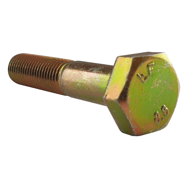 M12 x 80mm Metric Extra Fine Hex Bolt Zinc Plated