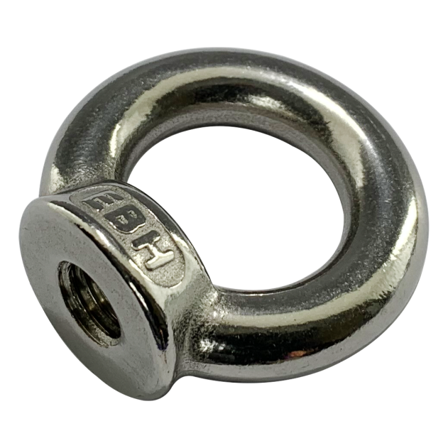 M24 Cast Lifting Eye Nut A2 Stainless DIN 582