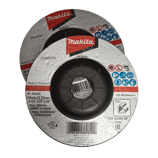 MAKITA 115mm Aluminium Grinding Disc Wheel, B-14560