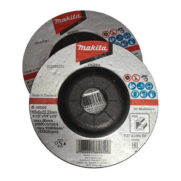 MAKITA 115mm Aluminium Grinding Disc Wheel, B-14560