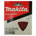 Makita 94mm Sanding Sheet (6 holes), 240 Grit, Pack of 10, B-21668. Part of a growing range of sanding sheets from Fusion Fixings