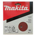 Makita 150mm Sanding Discs (8 holes), 320 Grit, Pack of 10, P-37546. Part of a growing range of sanding discs from Fusion Fixings