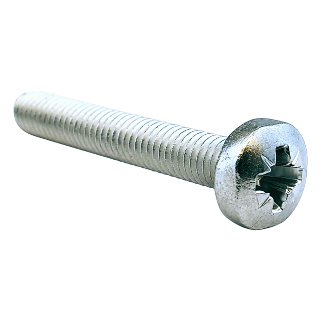 Suppled from Fusion Fixings, M6 x 20mm Pozi Pan Head Machine Screw. Part of a growing range of Pozi Pan Head Screws.