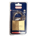 Product image for the ABUS 65/60mm Brass Padlock Carded, 09855