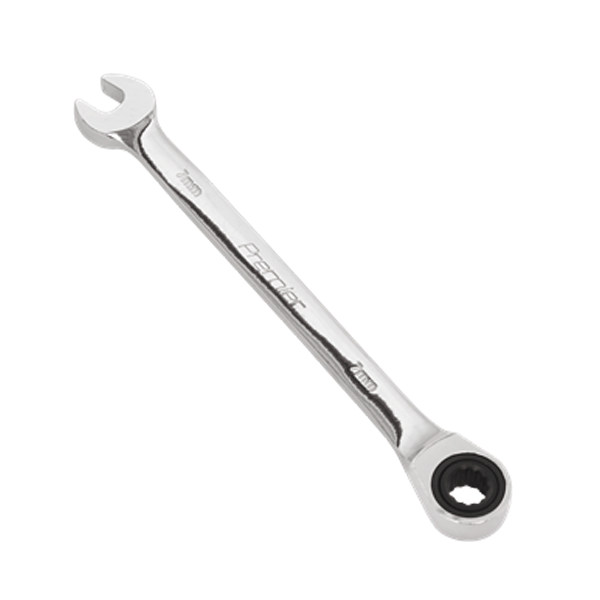 Product image for 7mm Sealey Combination Ratchet Spanner (RCW07) part of a growing range from Fusion Fixings