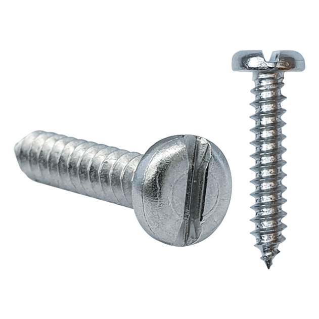 3.5mm (No.6) x 16mm  Slot Pan Head Self-tapping Screw BZP DIN 7971C