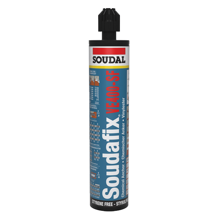 Soudal SOUDAFIX VE400-SF Vinylester Styrene Free Chemical Resin – 280ml (154407)