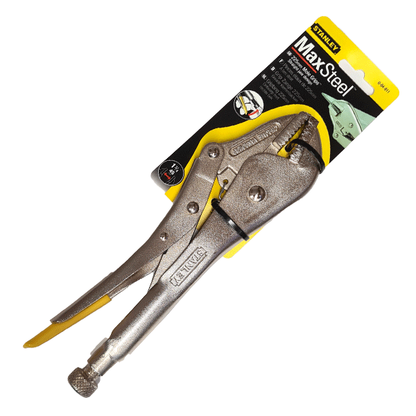 Stanley pliers image for the Stanley 0-84-811 7" Locking Straight Jaw Pliers