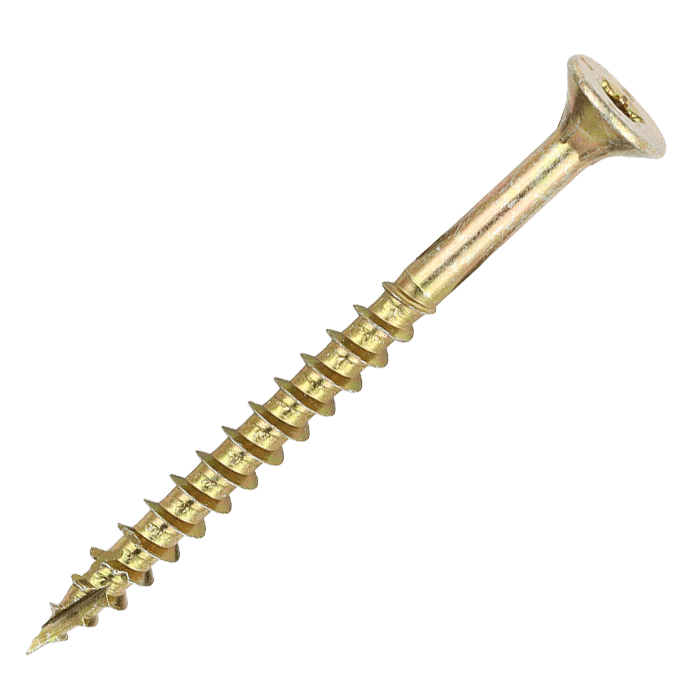 5 x 60mm Timco C2 Clamp-Fix Wood Screws, Torx (TX25) Countersunk, ZY - Box of 200 (50060C2C)