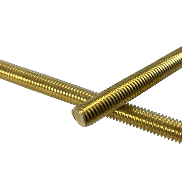 Product image for the M8 x 1000mm Brass Threaded Bar (Brass studding) DIN 975