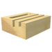 A cut example diagram of the Trend Two Flute Cutter  C008X1/4TC